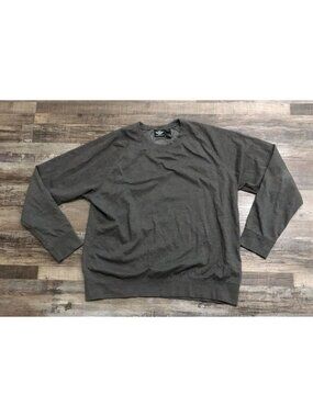 Harley Davidson Mens XL Charcoal Gray Crewneck Long Sleeve Shirt